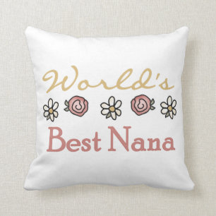 Daisies en Rozen Best Nana Gifts Kussen