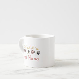 Daisies en Rozen Beste Nana Cadeaus Espresso Kop