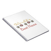 Daisies en Rozen Beste Nana Cadeaus Notitieboek (Rechterzijde)