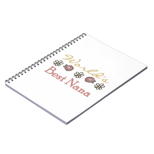 Daisies en Rozen Beste Nana Cadeaus Notitieboek (Linkerzijde)