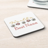 Daisies en Rozen Beste Nana Cadeaus Onderzetter (Linkerzijde)