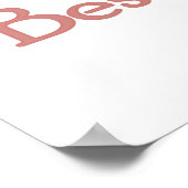 Daisies en Rozen Beste Nana Cadeaus Poster (Hoek)