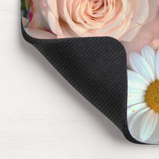 Daisies en Rozen Muismat (Hoek)