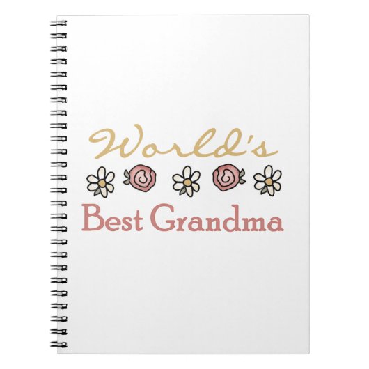 Daisies en Rozen 's werelds beste oma cadeaus Notitieboek (Voorkant)