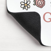 Daisies en Rozen Wereld Beste Oma Muismat (Hoek)