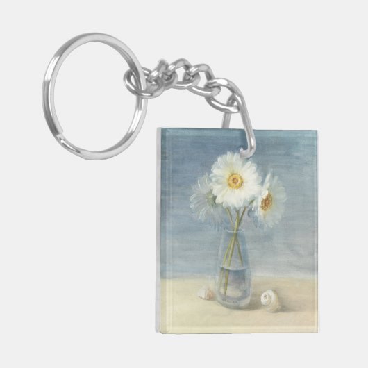 Daisies en Shells Sleutelhanger (Voorkant Links)