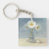 Daisies en Shells Sleutelhanger (Voorkant)