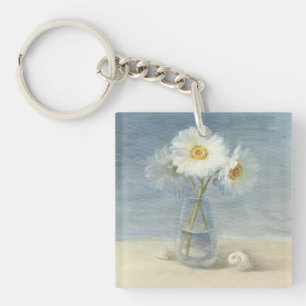 Daisies en Shells Sleutelhanger