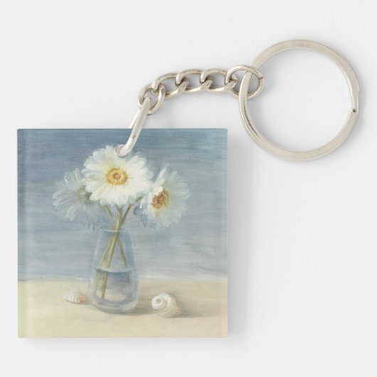 Daisies en Shells Sleutelhanger (Achterkant)