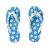 Daisies en sterren kinder teenslippers (Voetbed)