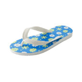 Daisies en sterren kinder teenslippers (Schuin)