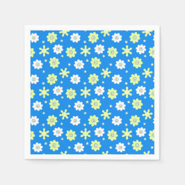 Daisies en sterren servet