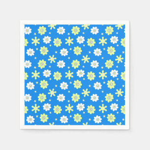Daisies en sterren servet