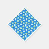 Daisies en sterren servet (Hoek)