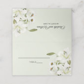 Daisies en White Lilies Light Green Background P Plaatskaartje (Buitenkant ongevouwen)