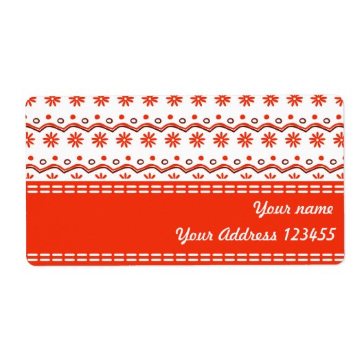 Daisies Etiket (Voorkant)