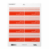 Daisies Etiket (Full Sheet)