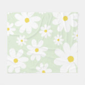 Daisies fleece deken (Voorkant (Horizontaal))
