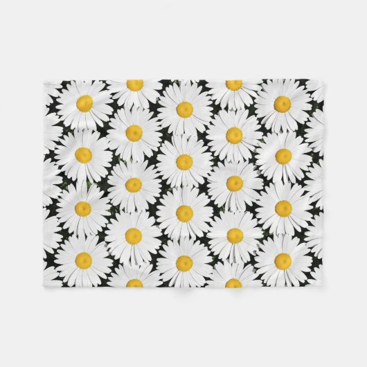 Daisies Fleece Deken (Voorkant (Horizontaal))