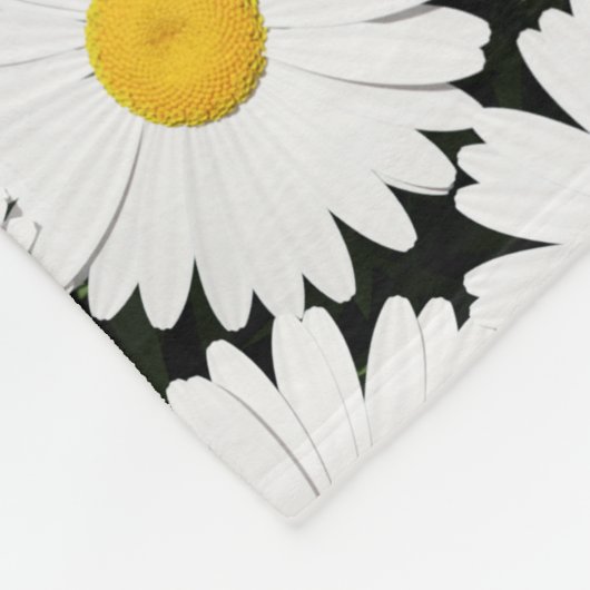 Daisies Fleece Deken (Hoek)