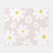 Daisies fleece deken (Voorkant (Horizontaal))