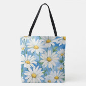 Daisies Floral Tote Bag (Voorkant)
