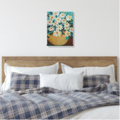 Daisies flower arrangement canvas afdruk (Insitu (Slaapkamer))
