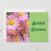Daisies Flower Bridal Wedding Shower Uitnodiging (Voorkant)