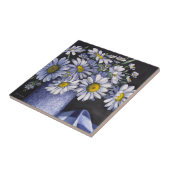Daisies flower coasters tegeltje (Zijkant)