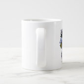 Daisies flower Let your dream blossom mug Grote Koffiekop (Achterkant)