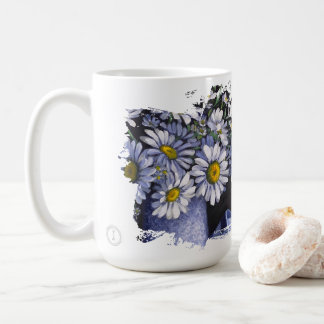 Daisies flower Let your dream blossom mug Koffiemok