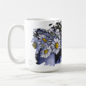 Daisies flower Let your dream blossom mug Koffiemok (Links)