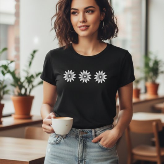 Daisies Flower Tshirt Flowers, Women's Oversized