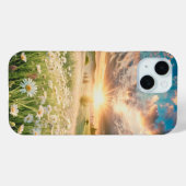 Daisies Flowers Meadow Sunrise Case-Mate iPhone Case (Achterkant (horizontaal))