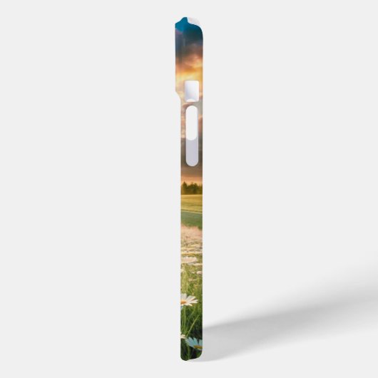 Daisies Flowers Meadow Sunrise Case-Mate iPhone Case (Achterkant / Links)