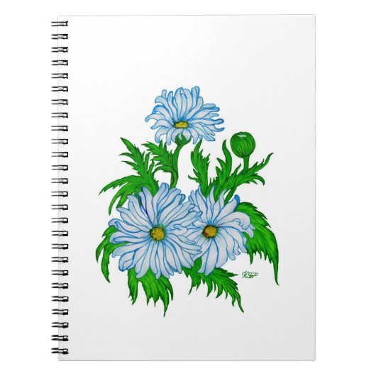 Daisies Flowers Notitieboek (Voorkant)