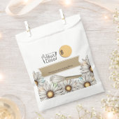 Daisies fluistert gepersonaliseerde bakkerijverpak bedankzakje (Geknipt)