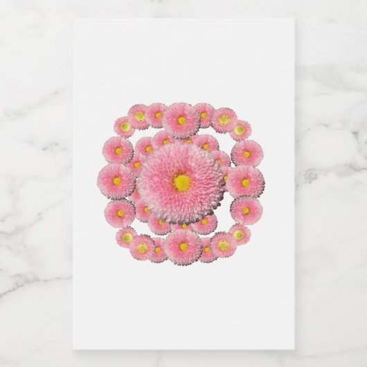 Daisies Food Container Label Voedselcontainer Etiket (Enkel label)