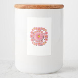 Daisies Food Container Label Voedselcontainer Etiket