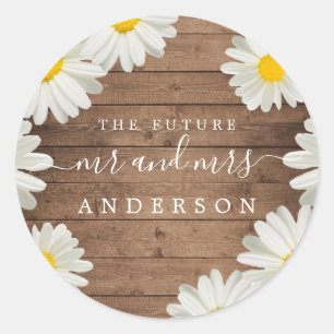  Daisies Future de heer Mrs Return Ronde Sticker