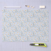 Daisies (Gainsboro) - Waterverf bloemmotief Tissuepapier (Craft)