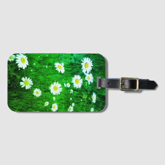 Daisies-gebied Bagagelabel (Voorkant (horizontaal))