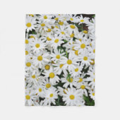 Daisies-gebied Fleece Deken (Voorkant)