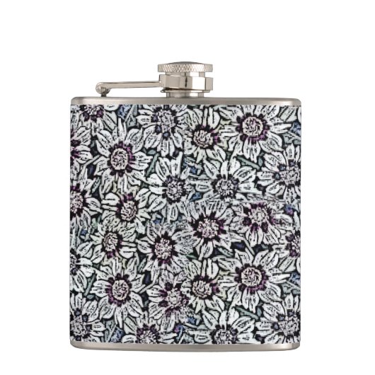 Daisies-gebied Heupfles (Voorkant)