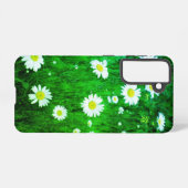 Daisies-gebied Samsung Galaxy Hoesje (Achterkant horizontaal)
