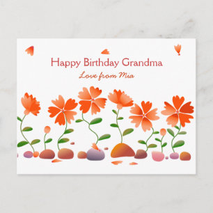 Daisies gelukkige verjaardag briefkaart