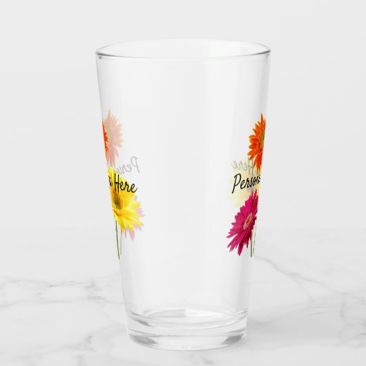 Daisies Gerbera Natuur     Glas (Rechts)