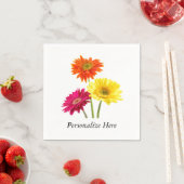 Daisies Gerbera Natuur Servet (Insitu)