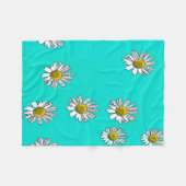 Daisies getekend fleece deken (Voorkant (Horizontaal))