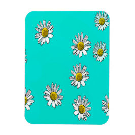 Daisies getekend magneet